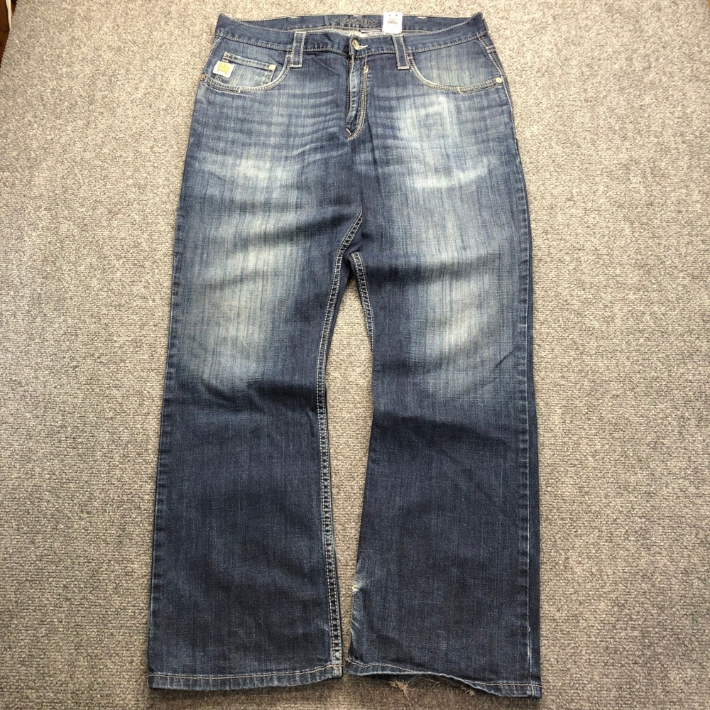 Cinch Carter 2.4 Mens Relaxed Bootcut Jeans Blue Medium Wash 36x32